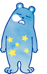寝てるあべのべあ