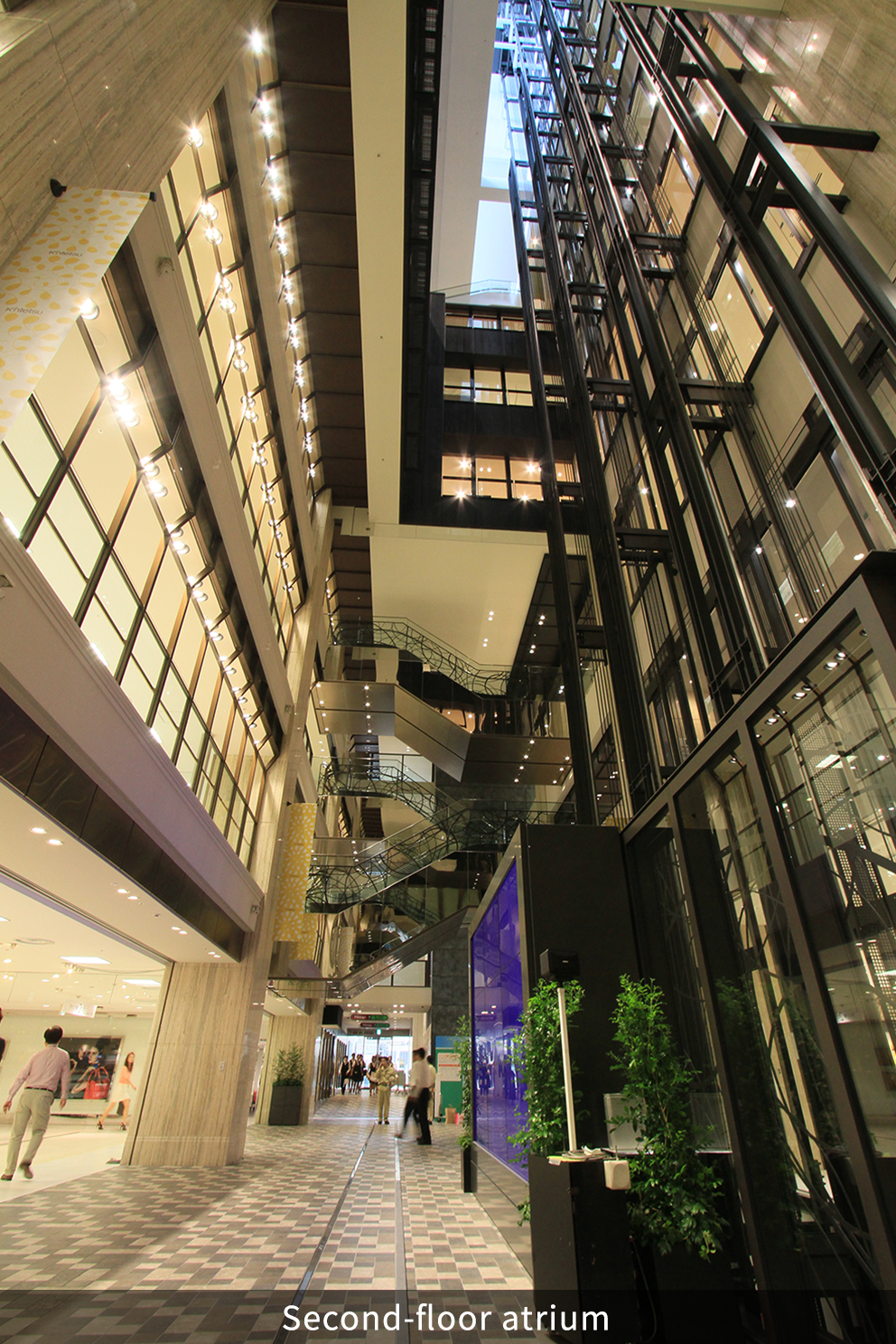 Second-floor atrium