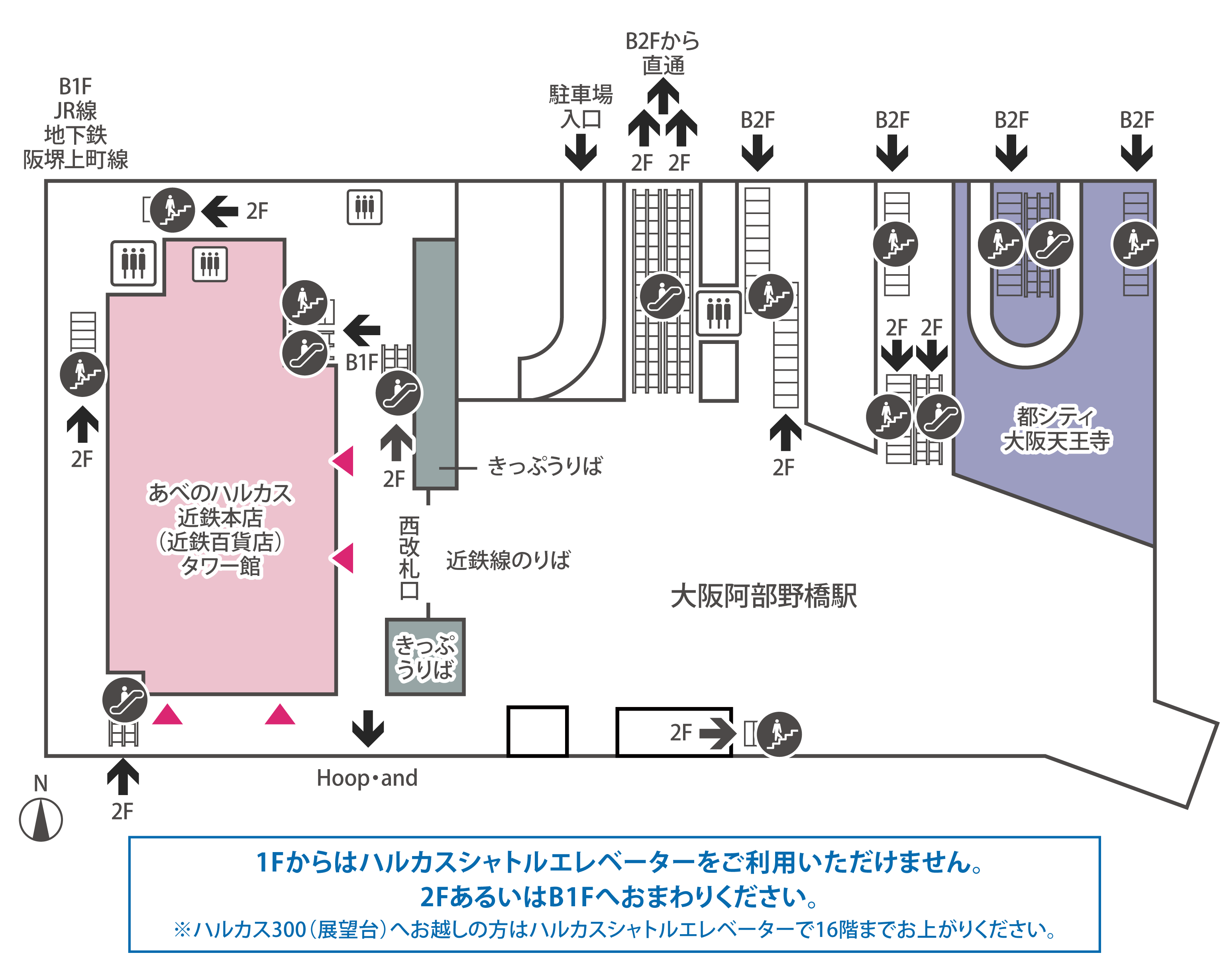 1F フロアガイド